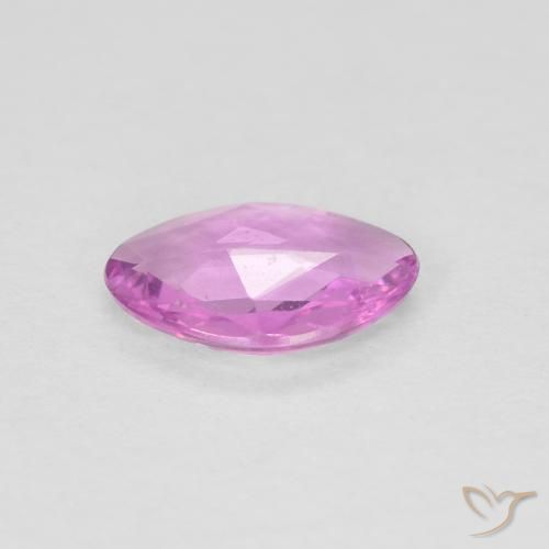 Sapphire Gemstone in 7.4 x 5.1 mm Size for Sale, Sapphire Stone in Medium Purple Color