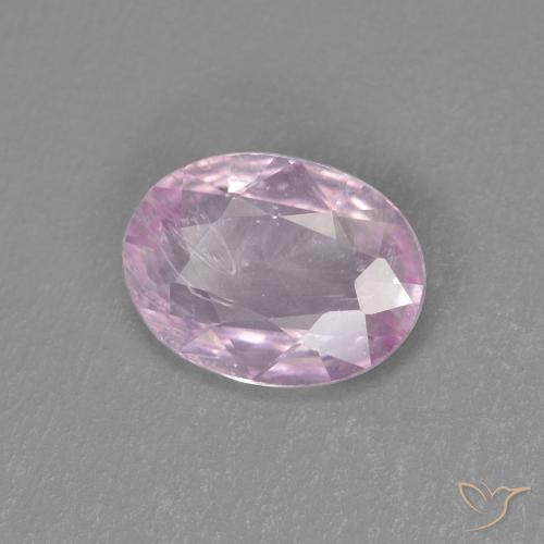 0.68 ct Pink Sapphire Stone, Natural Sapphire in Oval Facet Shape for Sale