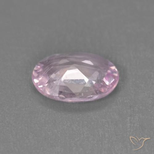 Sapphire Gemstone in 7 x 5 mm (calibrated) Size for Sale, Sapphire Stone in Bubblegum Pink Color