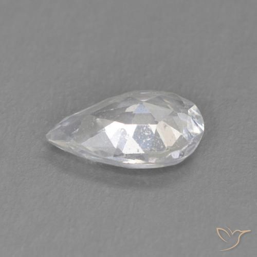 Sapphire Gemstone in 6 x 4 mm (calibrated) Size for Sale, Sapphire Stone in Medium Grey Color