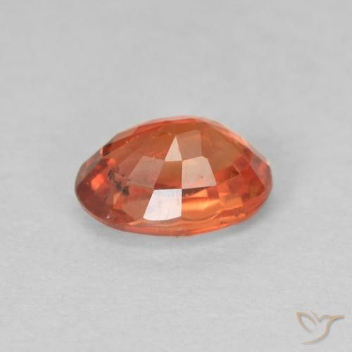 Sapphire Gemstone in 6 x 4 mm (calibrated) Size for Sale, Sapphire Stone in Medium Red Color