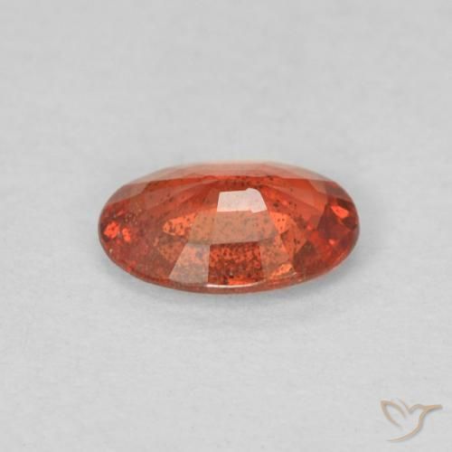 Sapphire Gemstone in 6 x 4 mm (calibrated) Size for Sale, Sapphire Stone in Intense Red Color