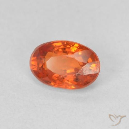 0.70 ct Red Sapphire Stone, Natural Sapphire in Oval Facet Shape for Sale
