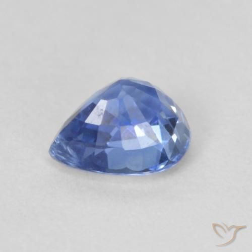 Sapphire Gemstone in 4.7 x 3.9 mm Size for Sale, Sapphire Stone in Pastel Blue Color