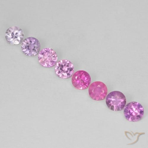 Zafiro suelto con talla de diamante de 1,52 quilates, 3,5 mm de Tanzania, Photo A