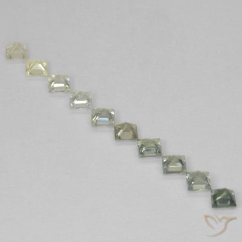 Sapphire Gemstones in 2.5 x 2.4 mm Size for Sale, Sapphire Stones in Multicolor Color