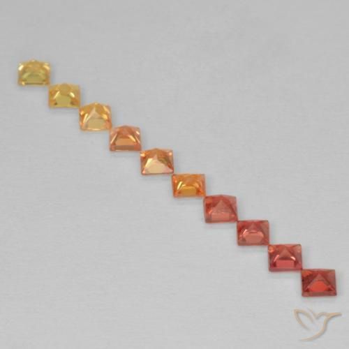 Sapphire Gemstones in 2.4 x 2.3 mm Size for Sale, Sapphire Stones in Multicolor Color