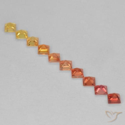 Sapphire Gemstones in 2.3 x 2.2 mm Size for Sale, Sapphire Stones in Multicolor Color