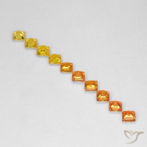 Sapphire Gemstones in 2.2 x 2.2 mm Size for Sale, Sapphire Stones in Multicolor Color