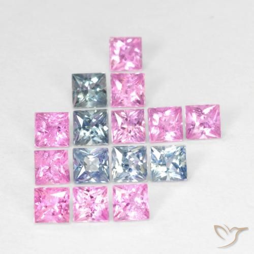 1.66 ct Loose Princess Cut Sapphire, 2.3 x 2.2 mm From Tanzania, Photo A