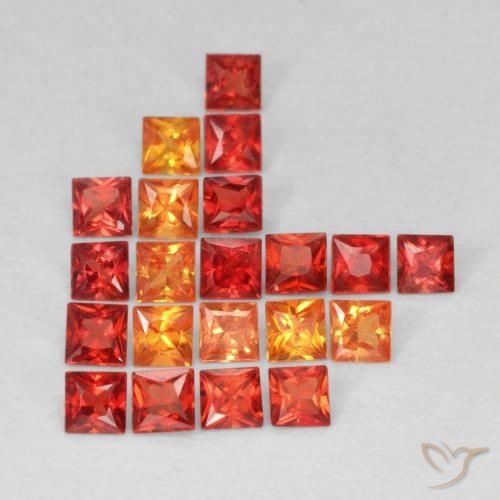1.91ctw Natural Multicolor Sapphire, Square, VS