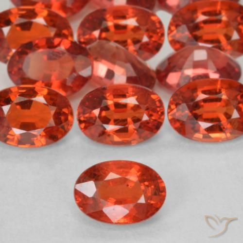 0.65ct Natural Intense Red Sapphire, Oval, VVS-VS
