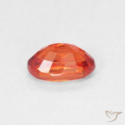 Sapphire Gemstone in 6 x 4 mm (calibrated) Size for Sale, Sapphire Stone in Medium Red Color