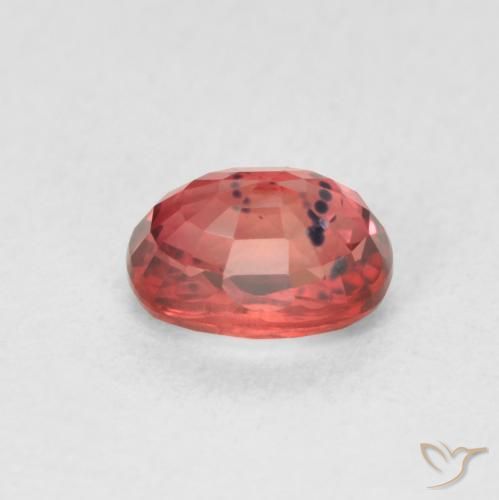Sapphire Gemstone in 6.1 x 4.2 mm Size for Sale, Sapphire Stone in Deep Red Color