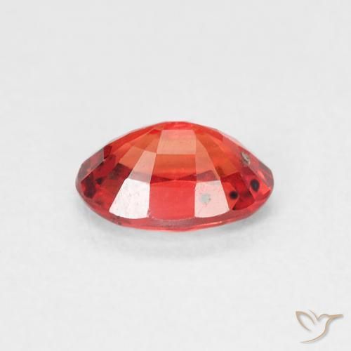 Sapphire Gemstone in 6 x 4 mm (calibrated) Size for Sale, Sapphire Stone in Intense Red Color