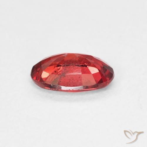 Sapphire Gemstone in 6.2 x 4.2 mm Size for Sale, Sapphire Stone in Deep Red Color