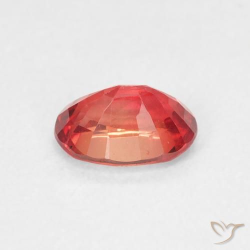 Sapphire Gemstone in 6.2 x 4.2 mm Size for Sale, Sapphire Stone in Intense Red Color