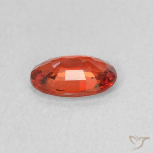 Sapphire Gemstone in 6 x 4 mm (calibrated) Size for Sale, Sapphire Stone in Medium Red Color