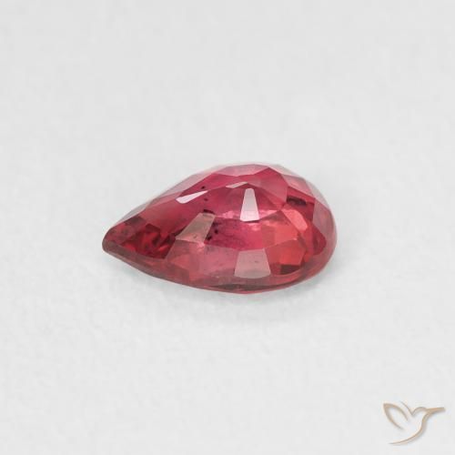 Sapphire Gemstone in 6 x 4 mm (calibrated) Size for Sale, Sapphire Stone in Purple-Red Color