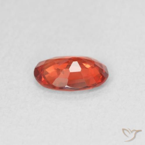 Sapphire Gemstone in 6 x 4 mm (calibrated) Size for Sale, Sapphire Stone in Medium Red Color