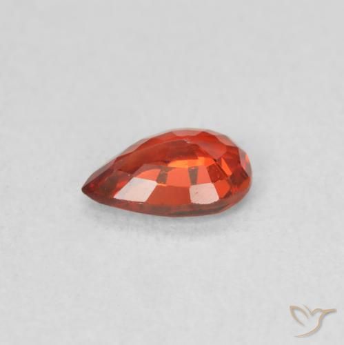 Sapphire Gemstone in 5.8 x 3.8 mm Size for Sale, Sapphire Stone in Intense Red Color