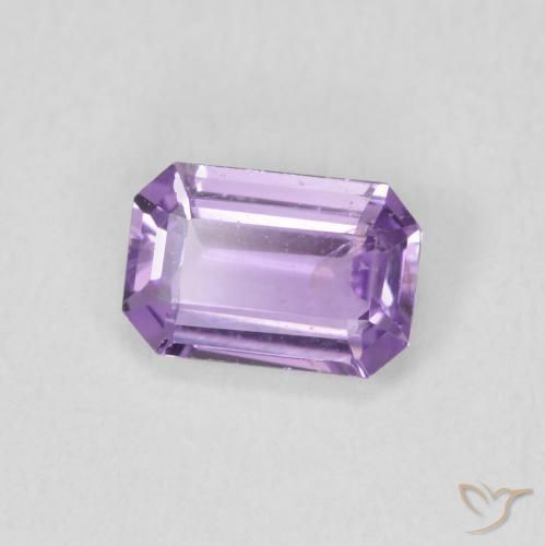 0.68 ct Violet Sapphire Stone, Natural Sapphire in Octagon Step Cut Shape for Sale