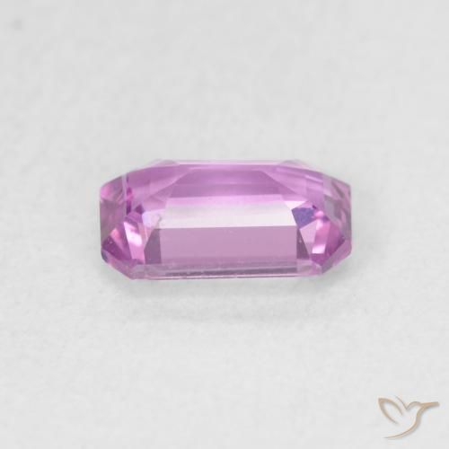 Sapphire Gemstone in 6 x 4 mm (calibrated) Size for Sale, Sapphire Stone in Purple-Pink Color