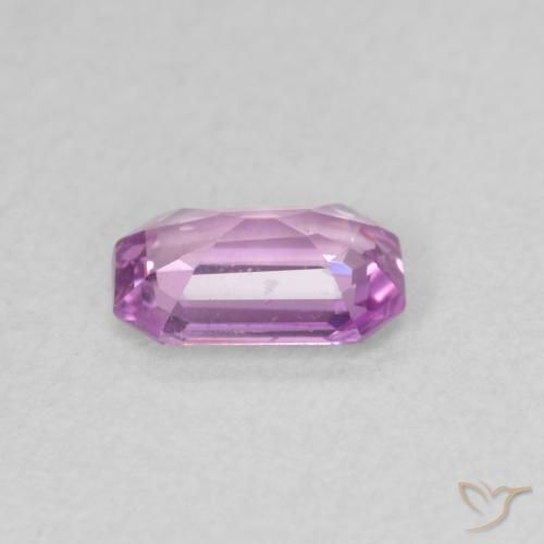 Sapphire Gemstone in 6 x 4 mm (calibrated) Size for Sale, Sapphire Stone in Medium Pinkish Purple Color