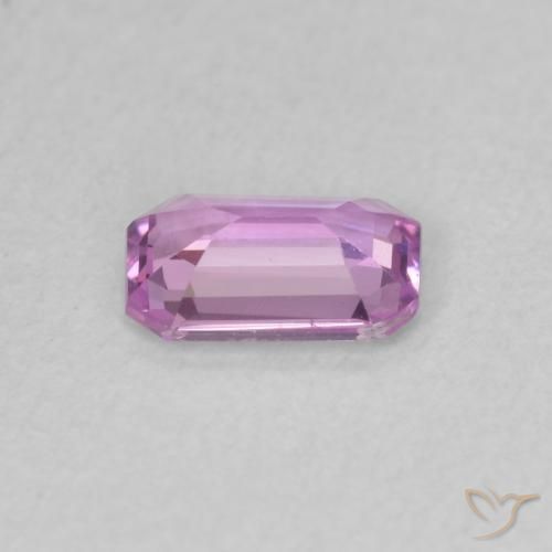 Sapphire Gemstone in 6 x 4 mm (calibrated) Size for Sale, Sapphire Stone in Very Light Grape Purple Color