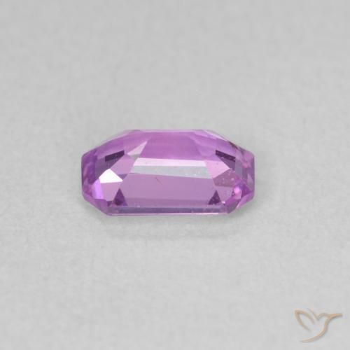 Sapphire Gemstone in 6 x 4 mm (calibrated) Size for Sale, Sapphire Stone in Medium Purple Color