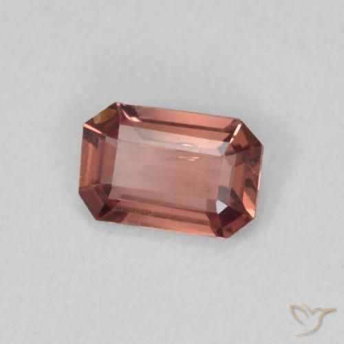 0.61 ct Pink Sapphire Stone, Natural Sapphire in Octagon Step Cut Shape for Sale