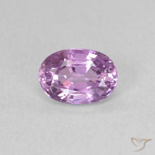 0.73ct Natural Medium Pinkish Purple Sapphire, Oval, VS