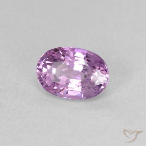 0.73 ct Purple Sapphire Stone, Natural Sapphire in Oval Facet Shape for Sale