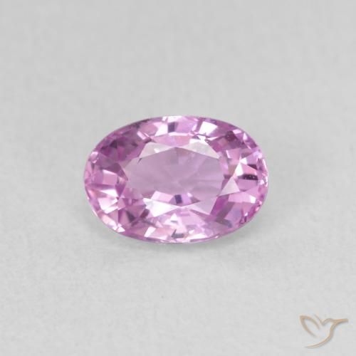 0.73ct Natural Medium Light-Purple Sapphire, Oval, VVS