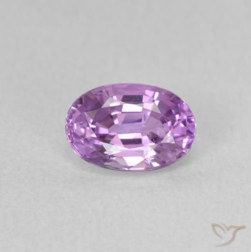 0.76ct Natural Electric Purple Sapphire, Oval, VS