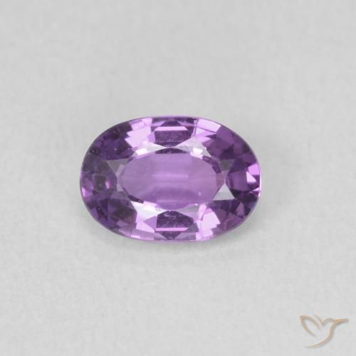 0.63ct Natural Deep Violet Sapphire, Oval, VVS