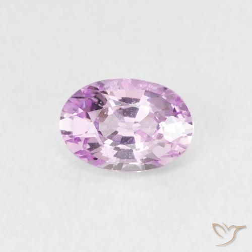 0.64 ct Pink Sapphire Stone, Natural Sapphire in Oval Facet Shape for Sale