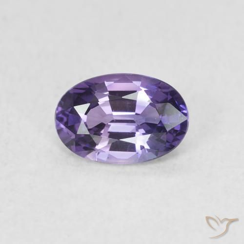 0.63ct Natural Grape Violet Sapphire, Oval, VVS