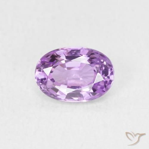 0.64ct Natural Electric Purple Sapphire, Oval, VVS
