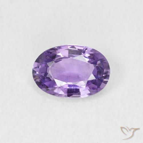 0.56ct Natural Medium Violet Sapphire, Oval, VVS-VS