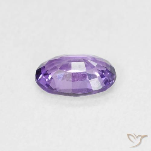 Sapphire Gemstone in 6 x 4 mm (calibrated) Size for Sale, Sapphire Stone in Medium Violet Color