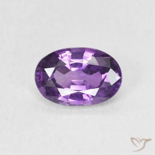 0.67ct Natural Intense Violet Sapphire, Oval, VVS