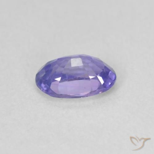 Sapphire Gemstone in 5.7 x 4 mm Size for Sale, Sapphire Stone in Deep Purple Color