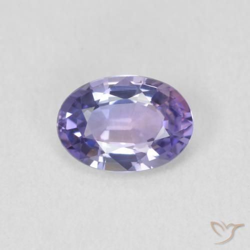 0.56ct Natural Medium Violet Sapphire, Oval, VVS-VS