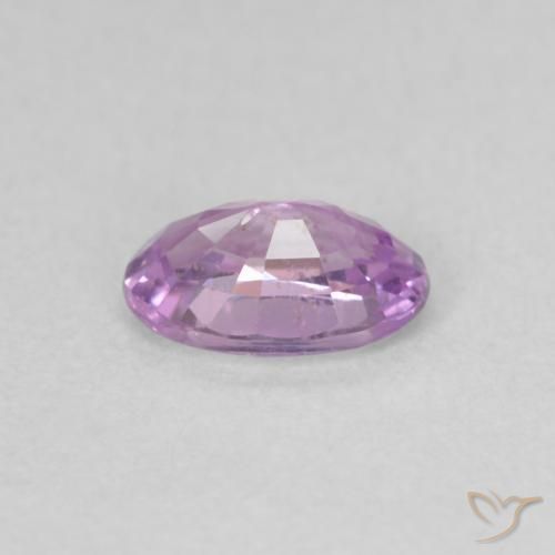 Sapphire Gemstone in 6 x 3.8 mm Size for Sale, Sapphire Stone in Medium Pinkish Purple Color
