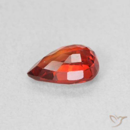 Sapphire Gemstone in 6 x 4 mm (calibrated) Size for Sale, Sapphire Stone in Dark Red Color