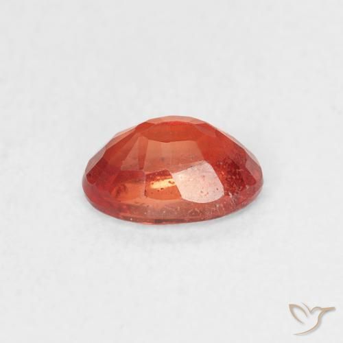 Sapphire Gemstone in 6 x 4 mm (calibrated) Size for Sale, Sapphire Stone in Medium Red Color