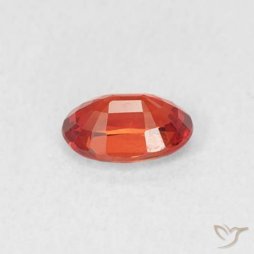 Sapphire Gemstone in 6 x 4 mm (calibrated) Size for Sale, Sapphire Stone in Medium Red Color