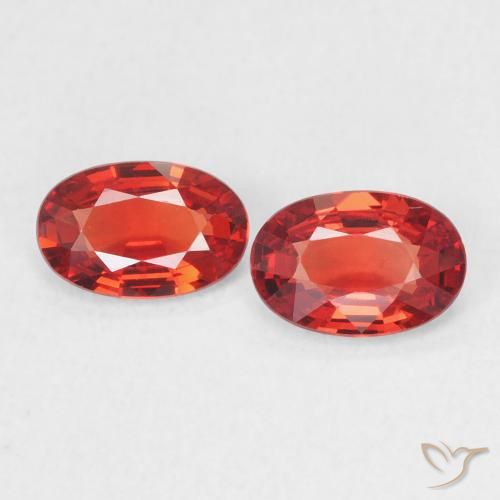 0.94ctw Natural Intense Red Sapphire, Oval, VVS-VS