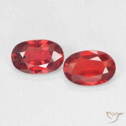 1.06ctw Natural Medium Red Sapphire, Oval, VVS-VS, Photo A